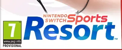 Nintendo Switch Sports Resort, the PEGI square on its front