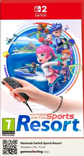 Nintendo Switch Sports Resort Nintendo Switch 2, PAL box front