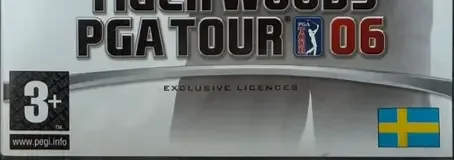 Tiger Woods PGA Tour 06, the PEGI square on its front