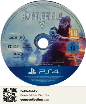 Battlefield V PlayStation 4, PAL disc