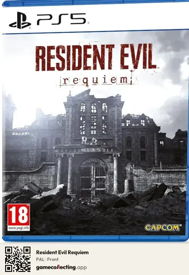 Resident Evil Requiem PlayStation 5, PAL box front