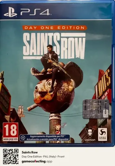 Saints Row PlayStation 4, Italy box front