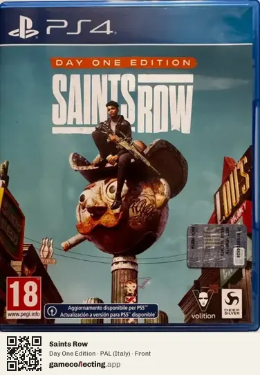 Saints Row PlayStation 4, Italy box front