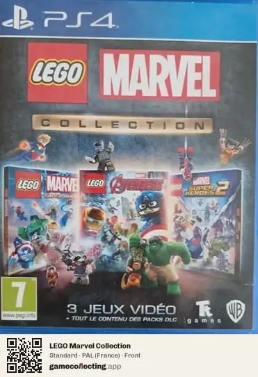 LEGO Marvel Collection PlayStation 4, France box front