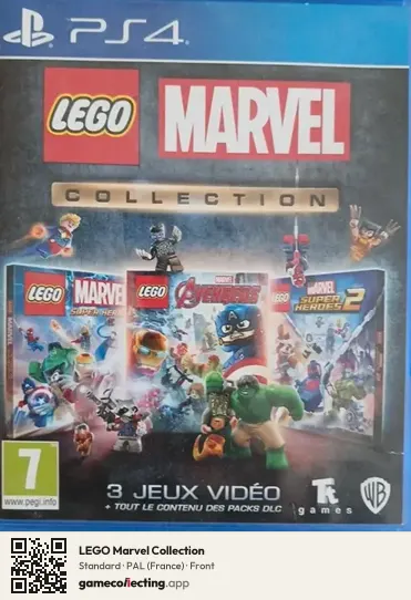 LEGO Marvel Collection PlayStation 4, France box front