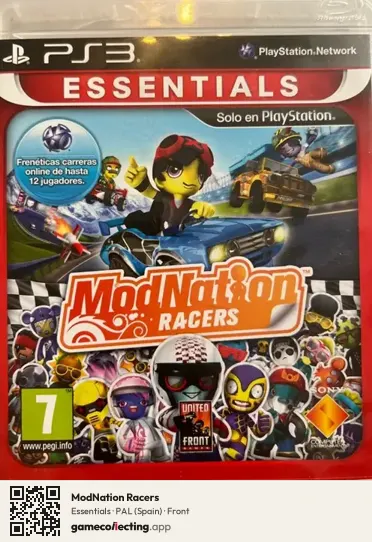 ModNation Racers PlayStation 3, Spain box front