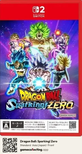 Dragon Ball: Sparking! Zero Nintendo Switch 2, Japan box front