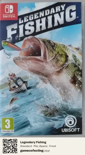 Legendary Fishing Nintendo Switch, Spain box front