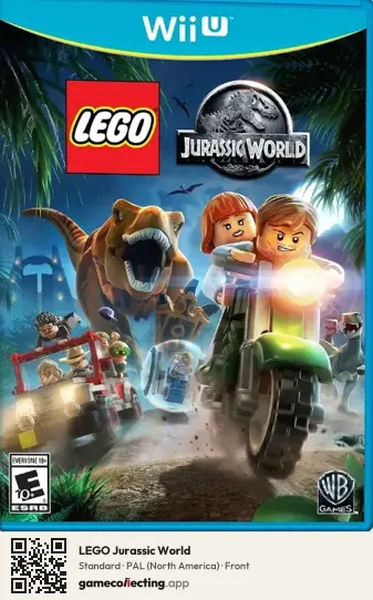 LEGO Jurassic World Nintendo Wii U, North America box front