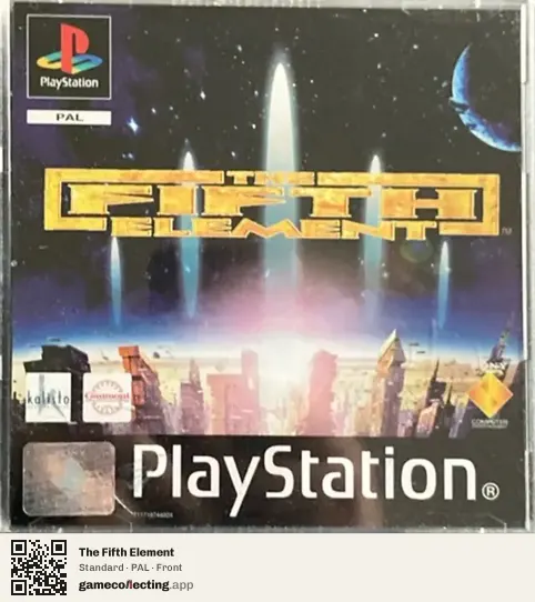 The Fifth Element PlayStation, PAL box front