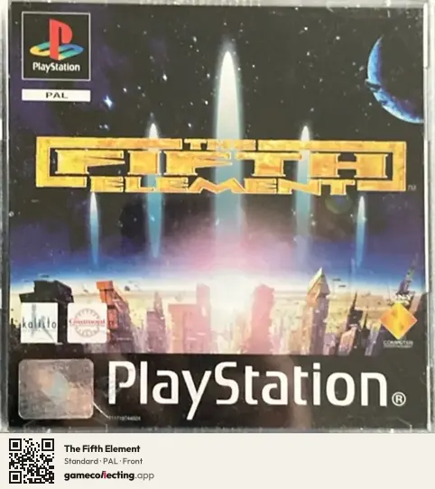 The Fifth Element PlayStation, PAL box front