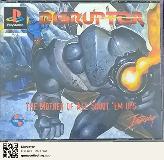 Disruptor PlayStation, PAL box front