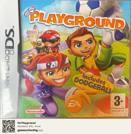 EA Playground Nintendo DS, PAL box front