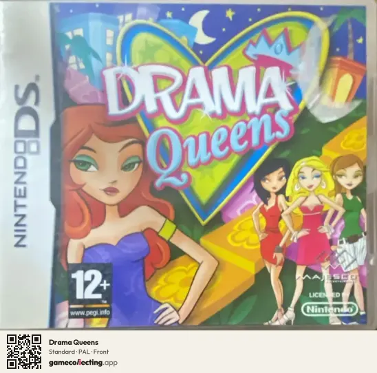 Drama Queens Nintendo DS, PAL box front