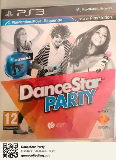 DanceStar Party PlayStation 3, Spain box front