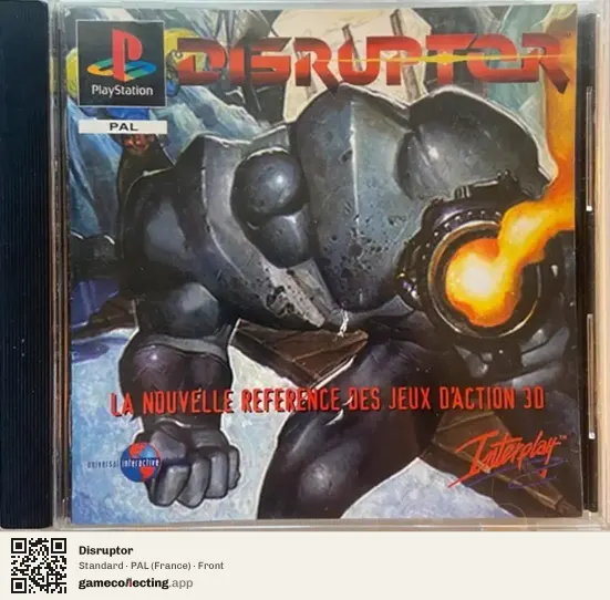 Disruptor PlayStation, France box front