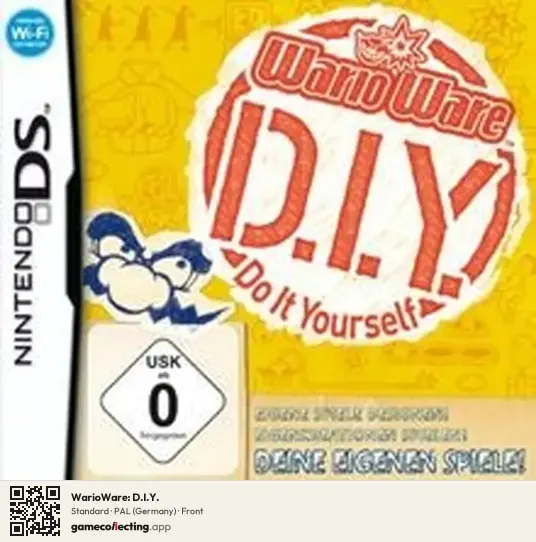 WarioWare: D.I.Y. Nintendo DS, Germany box front
