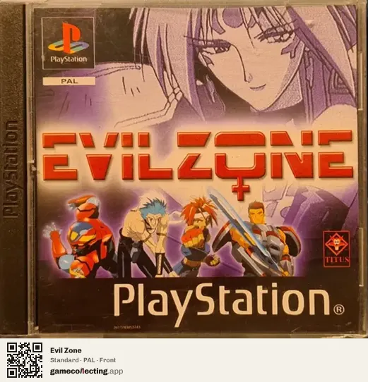 Evil Zone PlayStation, PAL box front