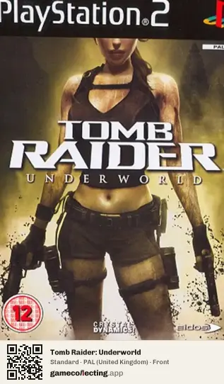 Tomb Raider: Underworld PlayStation 2, United Kingdom box front