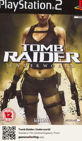 Tomb Raider: Underworld PlayStation 2, United Kingdom box front