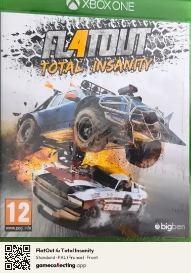 FlatOut 4: Total Insanity Xbox One, France box front