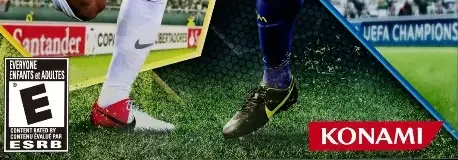 Pro Evolution Soccer 2013, the ESRB box on its front