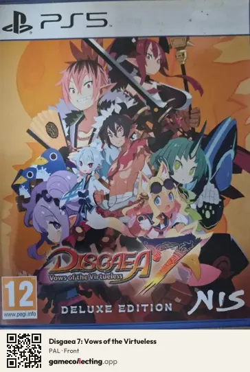Disgaea 7: Vows of the Virtueless PlayStation 5, PAL box front