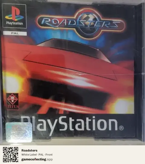 Roadsters PlayStation, PAL box front