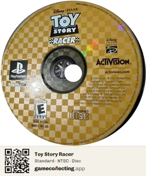 Toy Story Racer PlayStation, NTSC disc