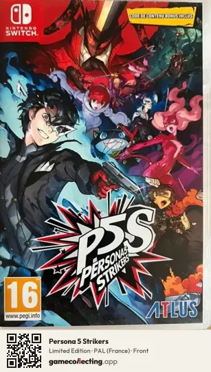 Persona 5 Strikers Nintendo Switch, France box front