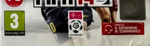 FIFA 14, the PEGI square on its front