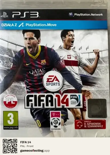 FIFA 14 PlayStation 3, PAL box front