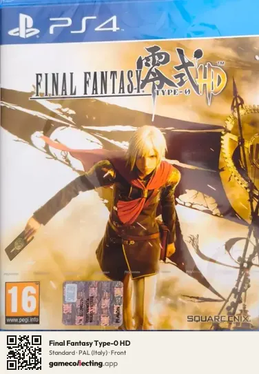 Final Fantasy Type-0 HD PlayStation 4, Italy box front