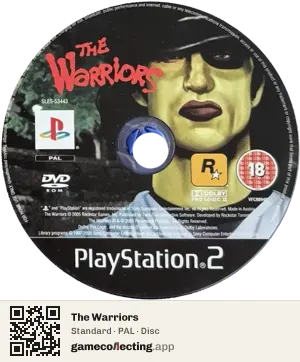 The Warriors PlayStation 2, PAL disc