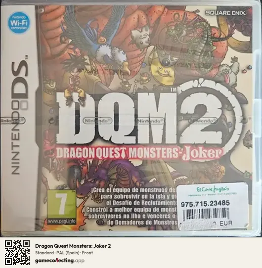 Dragon Quest Monsters: Joker 2 Nintendo DS, Spain box front