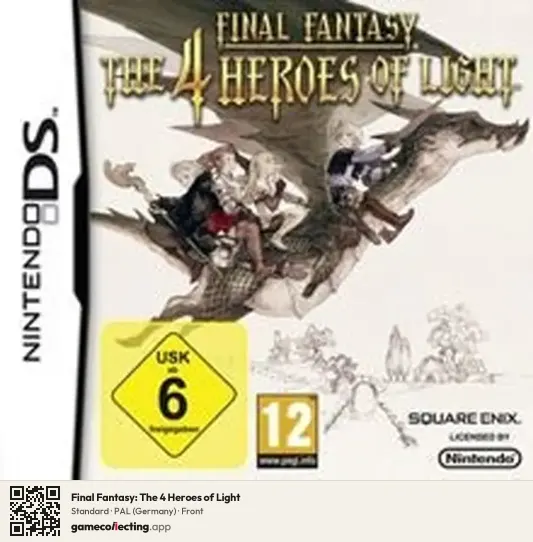 Final Fantasy: The 4 Heroes of Light Nintendo DS, Germany box front