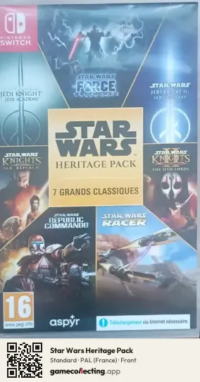 Star Wars Heritage Pack Nintendo Switch, France box front