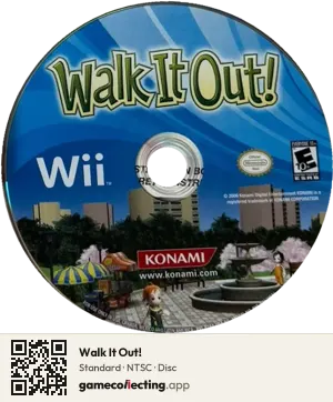 Walk It Out! Nintendo Wii, NTSC disc