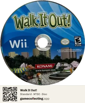 Walk It Out! Nintendo Wii, NTSC disc
