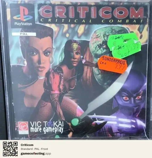 Criticom PlayStation, PAL box front