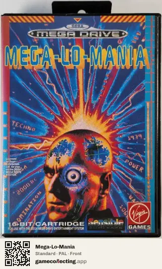 Mega-Lo-Mania Sega Mega Drive / Genesis, PAL box front
