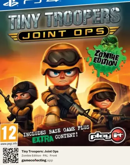 Tiny Troopers: Joint Ops PlayStation 4, PAL box front
