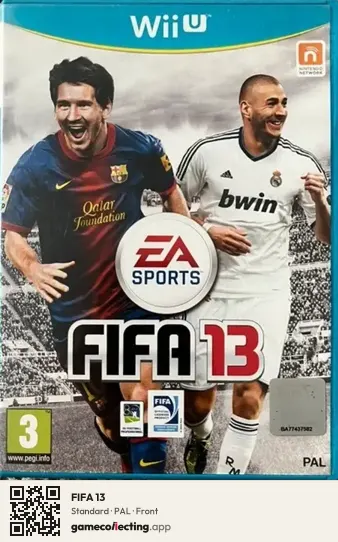 FIFA 13 Nintendo Wii U, PAL box front