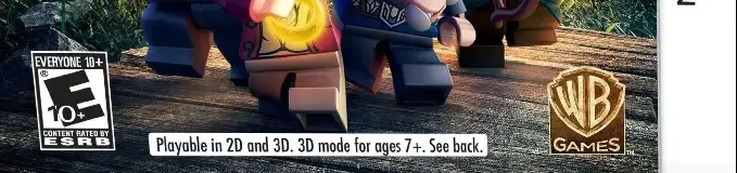 LEGO The Hobbit, the ESRB box on its front