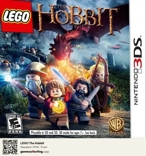 LEGO The Hobbit Nintendo 3DS, NTSC box front