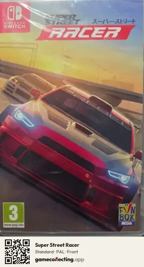 Super Street Racer Nintendo Switch, PAL box front