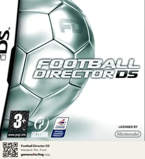 Football Director DS Nintendo DS, PAL box front
