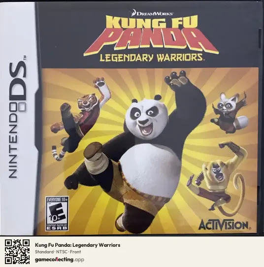 Kung Fu Panda: Legendary Warriors Nintendo DS, NTSC box front