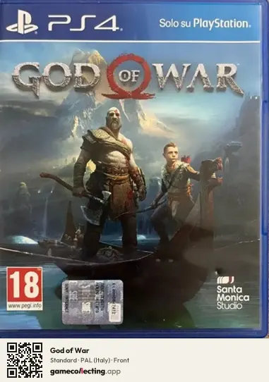 God of War PlayStation 4, Italy box front