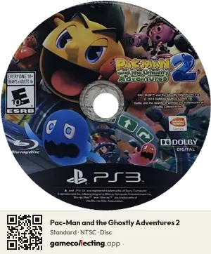 Pac-Man and the Ghostly Adventures 2 PlayStation 3, NTSC disc
